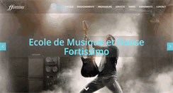 Desktop Screenshot of ffortissimo.fr